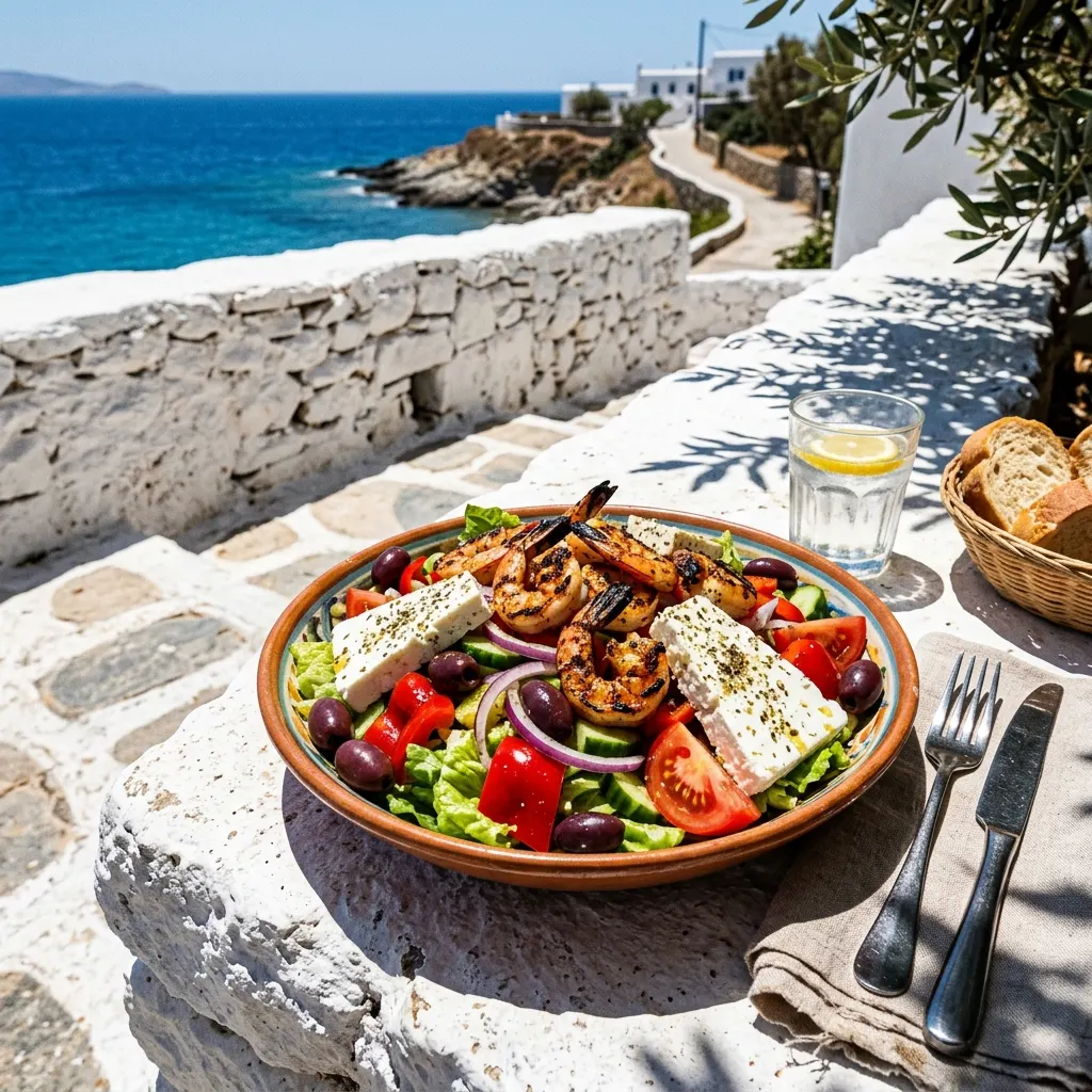 Greek Expectations salad