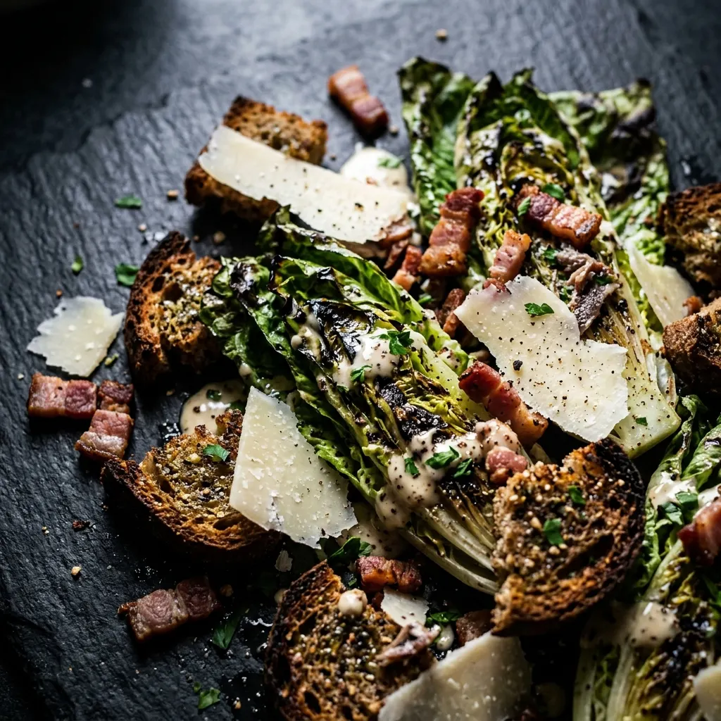 Romaine Calm: Caesar's Got a Flame salad